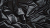 Image displays black silk fabric